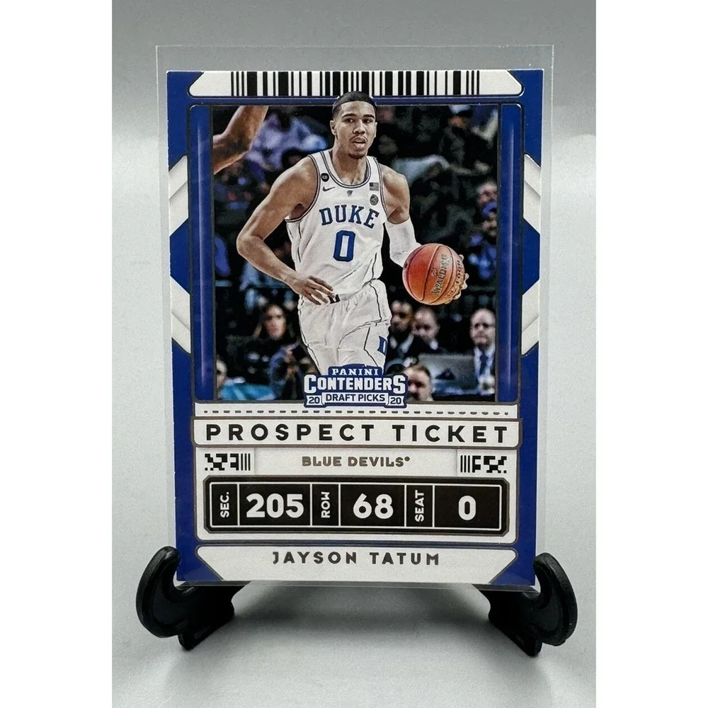 2020-21 Contenders Draft Picks Basketball‎ Campus Ticket #8 Jayson Tatum Duke